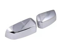 Wing Mirror Cover Pair For Ranger 2023 2024 Rearview Side Mirror Cover Wing Cap Exterior Door View Trim Car Decoration Accessories Rearview Mirror Cover(Silver)