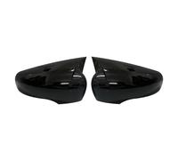 Wing Mirror Cover Replacement for Clio 4 Mk4 For Zoe For Captur 2012-2019 Mirror Case Car Side Door Rearview Mirror Cover Cap Mirror Cover Cap(Carbon Look)(Glossy Black)