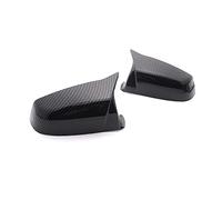 Wing Mirror Cover Side Wing Rearview Mirror Cover Cap For BMW 5 6 7 Series For E60 E61 E63 E64 F01 Rearview Side Cap(Carbon Look)
