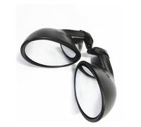 Wing Mirror CoverDoor Mirrors Classic Style Rearview Pair California Racin Mirror Car Door Side Wing Mirrors Auto Parts Mirror Covers Caps(Black)