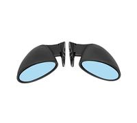 Wing Mirror CoverDoor Mirrors Classic Style Rearview Pair California Racin Mirror Car Door Side Wing Mirrors Auto Parts Mirror Covers Caps(Black2)