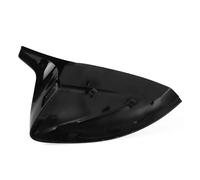 Wing Mirror Covers Black Car Side Mirror Cover Rear View Mirror Direct Replace Cap For- A3 8V S3 RS3 2014-2020 With Lane Assist Hole