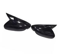 Wing Mirror Covers Caps Compatible With Kia For Ceed 2 2012-2017 2018 For K3 For Cerato For Forte 2013-2018 Side Mirror Cover Wing Cap Exterior Door Rear View Case Trim Sticker(Black,No Light)