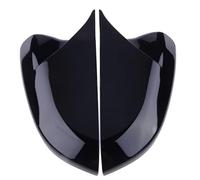 Wing Mirror Covers compatible with Civic 10th Generation 2016 2017 2018 Car Rearview Mirror Caps Horn Shape ABS Side Wing Mirror Cover (Glossy Black)(Glossy Black)