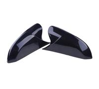 Wing Mirror Covers compatible with Civic 10th Generation 2016 2017 2018 Car Rearview Mirror Caps Horn Shape ABS Side Wing Mirror Cover (Glossy Black)(TYPE2Carbon Fiber)