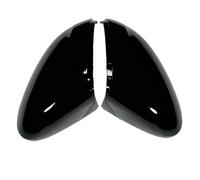 Wing Mirror Covers compatible with VW for Passat B8 for Variant for Arteon Caps 2016 2017 2018 2019 2020 (Glossy Pearl Black) 2pcs Black Side Mirror Covers (Has blind spot Hole)(No hole)