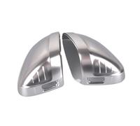Wing Mirror Covers For A4 A5 S4 S5 B9 2017-2020 Car Rearview Mirror Cover Side Wing Protect Frame Covers Trim Silver Matte Chrome Shell Housing Replacement(B)