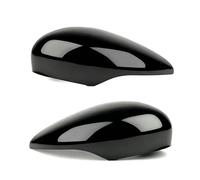 Wing Mirror Covers For Fiesta MK7 2009-2017 Black Side Rearview Mirror Cover Replacement Cap Housing Accessories Housing Replacement(1 pair)