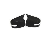 Wing Mirror Covers For For Lancer X 10 EX For EVO 2008-2016 Black/carbon Side Door Rearview Mirror Cover Cap Trim Shell(A With light 13-16)