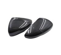 Wing Mirror Covers For Ford For Focus MK4 For IV 2019-2022 2020 2021 Gloss Black Side Wing Rear View Rearview Mirror Cover Caps Replacement Shell Side Mirror Caps (Color : Carbon Fiber)