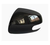 Wing Mirror Covers For Kia For Forte 2009-2017 Replace Reversing Mirrors Cover Rearview Mirror Housing With Lamp Type Wing Mirror Cover Cap(1X black left)