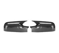 Wing Mirror Covers For Megane 2 MK2 2002-2009 Pair Car Side Rearview Mirror Cover Cap Shell Case And Exterior Decorative Trim Housing Replacement(Carbon Fiber)