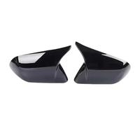 Wing Mirror Covers For Mustang 2015-2022 Exterior Accessories Car Rearview Mirror Cover Wing Side Cap FR3B-17683 FR3B-17682 Housing Replacement(Black)