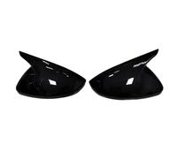 Wing Mirror Covers For Peugeot For 208 For 308 For 508 For 2008 Rearview Side Mirror Cover Wing Cap Exterior Case(Gloss Black)