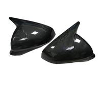 Wing Mirror Covers For Seat For Leon For Cupra 2020-2024 Car Rearview Side Mirror Cover Wing Cap Exterior Door Rear View Case(Carbon)