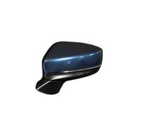 Wing Mirror Electric 8PINS 9PINS With LED Turn Signal Electric Light Folding Heating For MAZDA For CX5 For CX-5 2017-2020 Car Outer Rearview Side Mirror Assy Complete Wing Mirror(9PINS-Blue-LH)