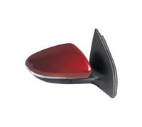 Wing Mirror Electric Car Rear View Mirror Assembly For VW For Golf 6 For A6 For MK6 2009-2013 Auto With Turn Singal Light Electric Adjustable Electric Adjustment(Only Right red)