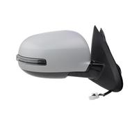 Wing Mirror Electric Car Rearview Assembly Side Mirror 9 Pins Power Turn Signal Heated For Mitsubishi For Outlander 2014-2019 Electric Adjustment(R White)