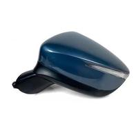 Wing Mirror Electric For Mazda For CX-5 For CX5 2015 2016 Exterior Door Rearview Mirror Assy Folding Heating Blind Spot Monitoring Electric Adjustment(Blue-9PINS-LH)