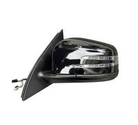 Wing Mirror Electric For Mercedes For Benz For W166 ML166 ML300 For ML350 ML400 2012-2015 Car Side Door Power Rear View Mirror Assembly Electric Adjustment(Only Left black)