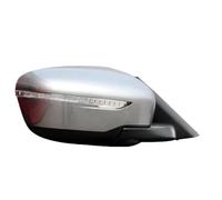 Wing Mirror Electric For Nissan For X-trail 2014 2015-2020 Car Side Rear View Mirror Assembly With Camera Power Folding Flash Warning Light Electric Adjustment(7 Wire Right silver)