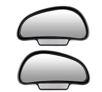 Wing Mirror Electric For Parking PDC Assist Convex Glass Auxiliary Mirror Car Rear View Mirrors Blind Spot Dead Angle Snap Way Auto Accessories Complete Wing Mirror(Black)