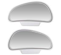 Wing Mirror Electric For Parking PDC Assist Convex Glass Auxiliary Mirror Car Rear View Mirrors Blind Spot Dead Angle Snap Way Auto Accessories Complete Wing Mirror(White)