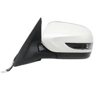 Wing Mirror Electric For Subaru For Forester 2011 2012 LHD Car Rearview Mirror Assy LED Turn Light Heated Folding Exterior Wing Door Side 9Pins Electric Adjustment(Pearl white Left L)