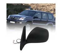 Wing Mirror Electric For Toyota For Land For Cruiser Prado 2002-2009 LC120 Outer Door 5-PINS With Electric Folding Rearview Side Mirror Assy Auto Fold Wing Mirror Unit(3pins black left)