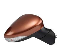 Wing Mirror For For Fiesta For Mk7 MK8 2009-2012 2013 2014 2015 2016 2017 Electric Complete Car Side Rearview Mirror Assy(Orange-Right)