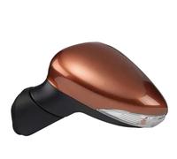 Wing Mirror For For Fiesta For Mk7 MK8 2009-2012 2013 2014 2015 2016 2017 Electric Complete Car Side Rearview Mirror Assy(Orange-Left)