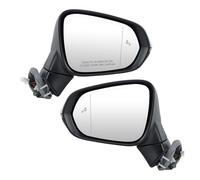 Wing Mirror For Lexus NX Series NX200t NX350 15 Pins Side Mirror Assembly White Blind Spot No Anti Glare Eyepiece rearview mirror(1pair)