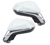 Wing Mirror For Lexus NX Series NX200t NX350 2015-2021 15 Pins Rearview Mirror Assembly White Blind Spot No Anti Glare Eyepiece Car Side Mirror Assembly(1pair)