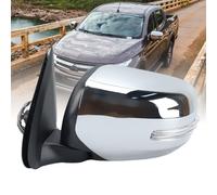 Wing Mirror For Mitsubishi Triton L200 2015-2018, Chrome, Left | Power Fold, Heated Electric Mirror, W/Indicator Light, 7 Pins, N/S Passenger Side