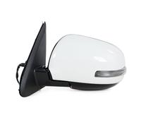 Wing Mirror For Outlander 2014-2019 Camera With Blind Spot Function Car Rearview Assembly 15 Pins Heated Turn Signal Power Car Side Mirror Assembly(White-Left)