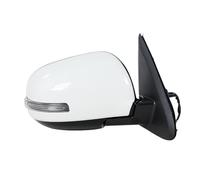 Wing Mirror For Outlander 2014-2019 Heated Turn Car Rearview Assembly 15 Pins Signal Power Camera With Blind Spot Function Car Side Mirror Assembly(White-Only Right)
