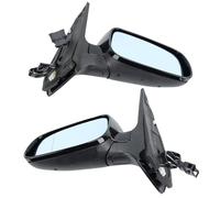 Wing Mirror For VW For Golf For MK4 1997-2007 5 Pins Door Side Mirror Assembly Glossy Black Blue Lens Heated Wing Car Accessories Car Side Mirror Assembly(1 pair black)