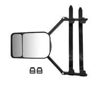 Wing Mirror Glass 2X Car Extension Rear View Mirror Trailer Towing Mirror Clip-on Adjustable Towing Truck SUV Extension Dual Side View Wing Mirror