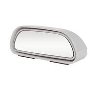 Wing Mirror Glass 360Degree Stick On Blind Spot Mirror Car Reverse Parking Wide Angle Convex Rear View Rearview Auxiliary Offside Nearside(White)