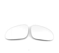 Wing Mirror Glass + Back Plate For VW For Jetta For MK5 A5 1K 2006-2010 Replacement Left Right Wing Mirror Glass Heated Driver Passenger Side