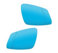 Wing Mirror Glass Blue Wing Mirror Glass Self-Adhesive Blind Spot Left Right Side Replacement For BMW F02 F07 F10 F18 E60 5 Series 7 Series Replacement Mirror Glasse(Left and Right)