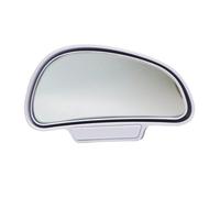 Wing Mirror Glass Car Mirror 360 Degree Adjustable Wide Angle Side Rear Mirrors Blind Spot Snap Way For Parking Auxiliary View Offside Nearside(White-Right)
