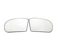 Wing Mirror Glass Compatible With BENZ For C E Class W203 2000-2007 W211 2002 2003 2004 2005 2006 2007 2008 2038100121/2038101021 Car Wide Angle Heated Mirror Glass(Pair)
