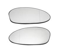 Wing Mirror Glass Compatible With BMW For 3-Series E90 2005 2006 2007 2008 Left Right Side Heated Mirror Glass Rearview Mirror(White,Pair)