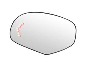wing mirror glass Compatible With Cadillac For Escalade 2007 2008 2009 2010 2011 2012 2013 Heated Side Rearview Mirror Glass Lens With Turn Signal(Left Driver Side)