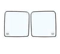 Wing Mirror Glass Compatible With Jeep For Wrangler 2012 2013 2014 2015 2016 2017 Side Car Mirrors Wide Angle View Anti Glare Heated Rearview Mirror Blue Glass Lens(Pair White)