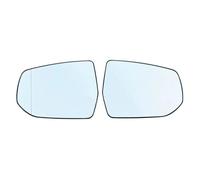 Wing Mirror Glass Driver Side Convex Left And Right Heated Wing Blue Glass Rearview Mirror For Chevrolet For Malibu 2012 2013 2014 2015 2016 2017 2018(A pair)