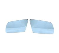 Wing Mirror Glass For BMW 5 Series E60 E61 E63 E64 2003-2008 Left Right Side Heated Wing Mirror Glass Wide Angle Rearview Car Rearview Accessories(A pair blue)