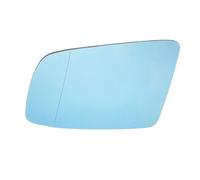Wing Mirror Glass For Bmw 5 Series E60 E61 E63 E64 2003-2010 Left&right Side Blue Heated Wing Mirror Glass Wide Angle Rearview Rear View(Left Side)