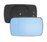 Wing Mirror Glass For BMW E46 99-05 Sedan 51168250438 Left Right Rear View Lens Split Mirror Heated Glass Blue Rearview Rear View Mirror(1pc Left)